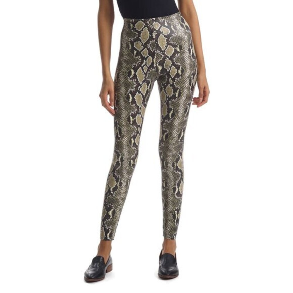 Commando Olive Snake Print Leggings XS